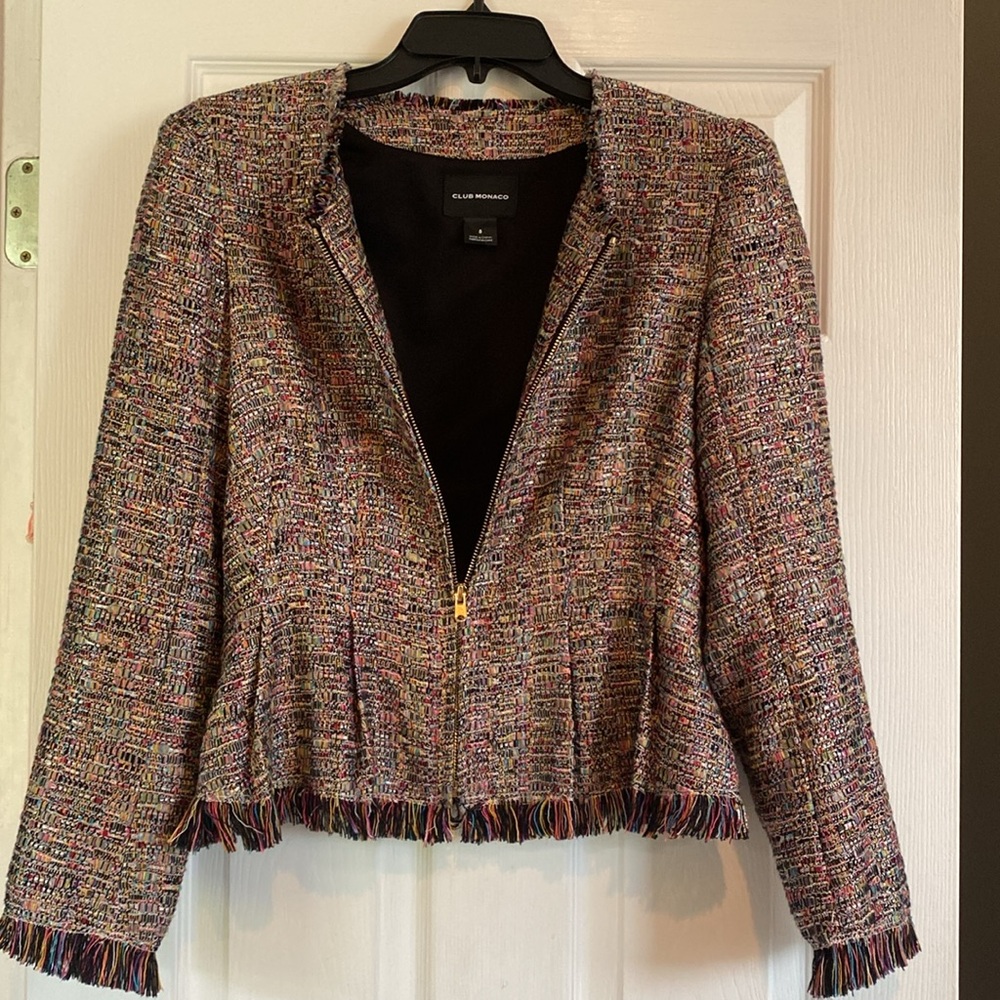 Tweed blazer jacket by CLUB MONACO